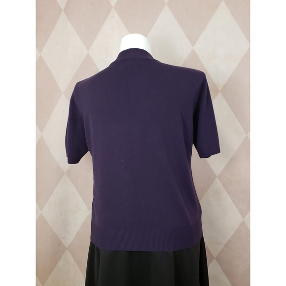 Sag Harbor | Purple Sweater Top - Picture 2 of 3